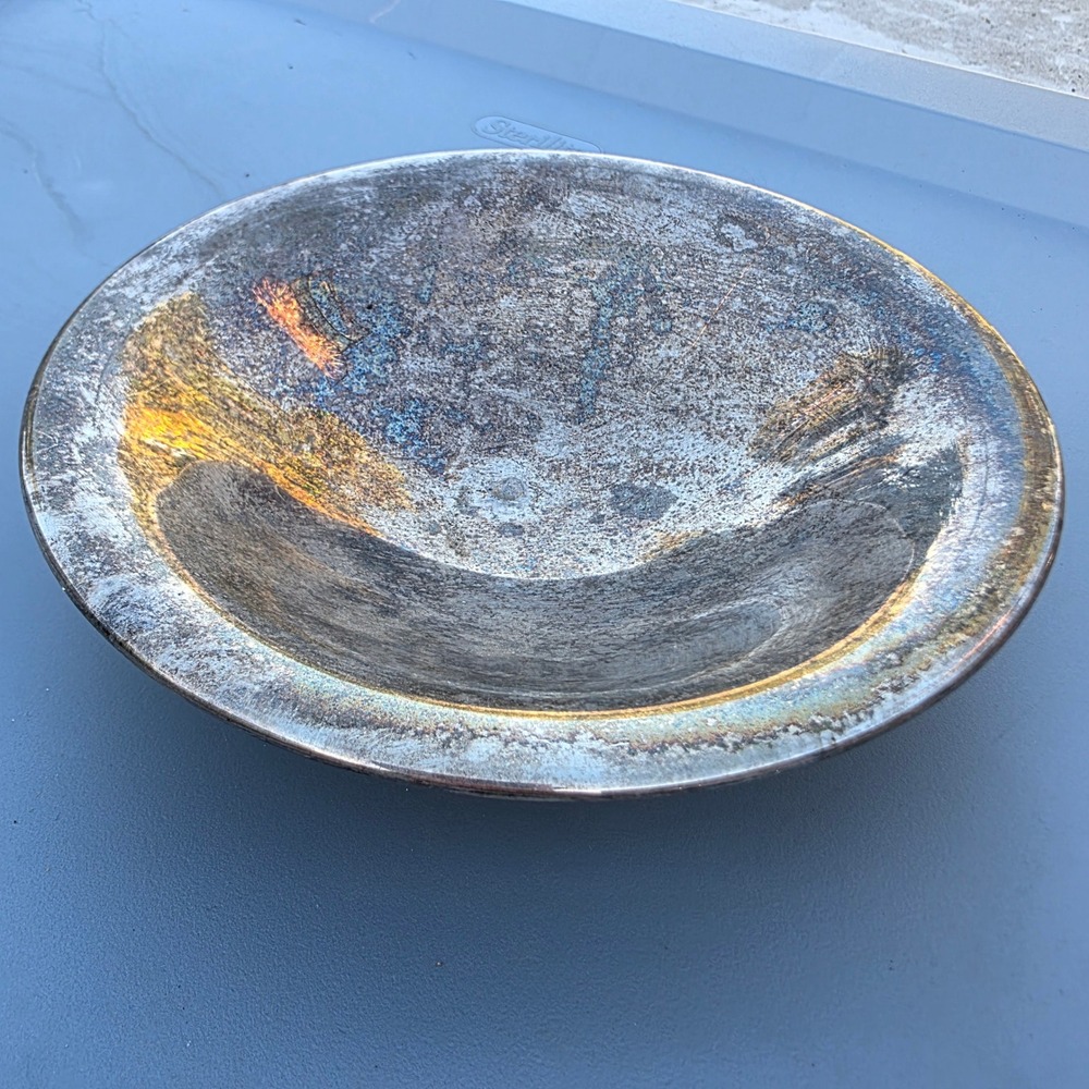 Vintage‎ Silver Plate Bowl Decorative Dish Table Decor Centerpiece